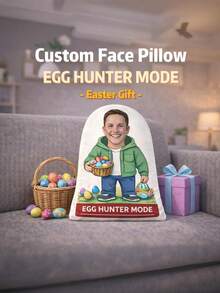 Customizable Photo Throw Pillow - Personalized Face Printed Double-Sided Cushion For Dad, Mom, Friends, Couples, Graduation, Birthday, Holidays (Father's Day, Mother's Day, Halloween, Christmas, Valentine's Day, Etc.) - Multicolor - View 28