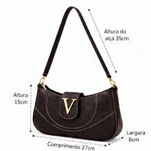 Velure Classy Women's Handbag – Modern Style That Elevates Your Look - Coffee - View 4