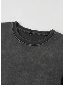 Chicago 23 Stonewashed Fearless Racing Y2k American Sportswear Dragon Unisex Men's Women's 100% Cotton Top Premium Streetwear New Release Immediate Shipping Various Colors!! - 深灰色 - 查看 2