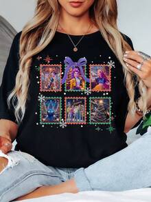 Women Sports Tees & Tanks - Black - View 1