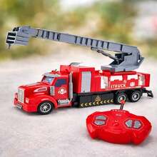 Vehículo de rescate interactivo con control remoto y diseño realista que convierte cualquier espacio en un escenario lleno de emoción, movimiento y aventuras increíbles donde cada recorrido se transforma en una experiencia llena de diversión y entretenimiento dinámico para todas las edades. - Rojo - Ver 2