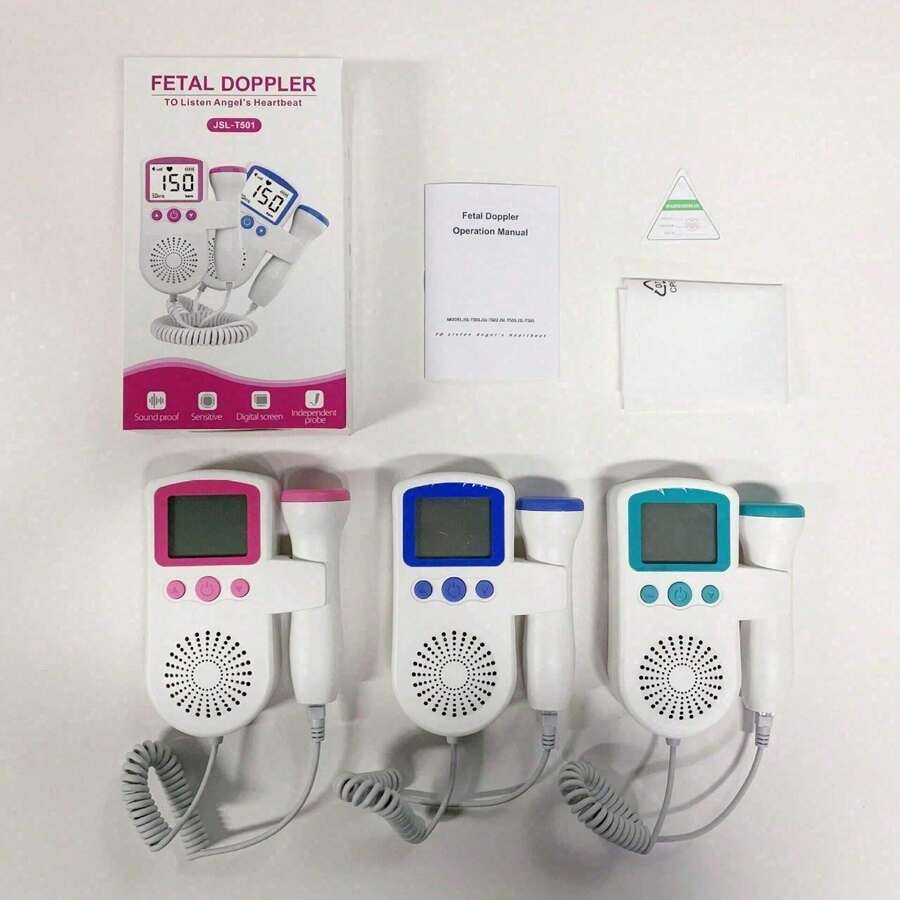 Fetal Baby Doppler With Doppler Gel, Baby Heart Monitor Doppler, Mini ...