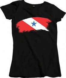 Women's Shirt Flag State Of Pará - màu đen - Xem 9