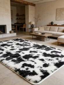 Thảm trải sàn sang trọng họa tiết da báo, chất liệu lông mềm mại, thích hợp trang trí phòng khách, nhà bếp, phòng ngủ, phòng tắm. - Nhiều màu - Xem 3