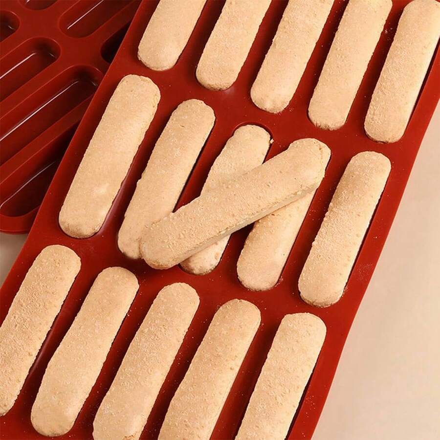 Commercial Silicone Tiramisu Finger Cookies Mold Non-Stick DIY Baking Tools For Household High-Temperature Resistant 15-Diy - View 1