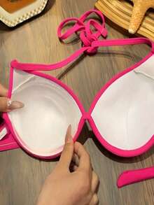 1对透明隐形胸垫 - 即刻提升胸型，适用于泳装、比基尼和沙滩装，自然提升并丰满胸部。 - 彩色 - 查看 4