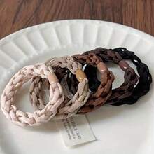 5-10条编织发带，款式优雅简约，加厚高弹，经久耐用，宽大实用。 - 彩色 - 查看 6