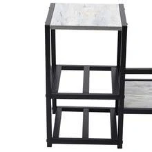 SHIOUCY 3-Tier Wall Mounted Wine Rack, 33.07-44.09lbs Load Wine Storage Display Rack For Home Bar Kitchen Decor - White - View 8