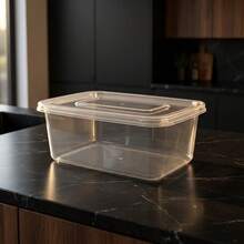 Set Of 12 Transparent 500ml Airtight Containers, Freezer And Microwave , - 查看 8