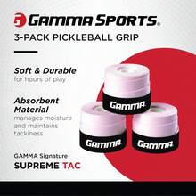 Gamma Sports  Overgrip For Tennis, Pickleball, Squash, Badminton, And Racquetball Racquets, Multiple Pack Sizes And Colors - Pink - View 4