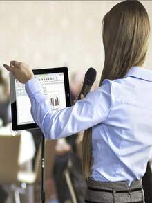 Soporte Para Tableta De 3 Nivel Ajustable Tripie Portatil Universal - Ver 4