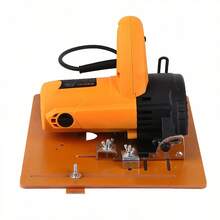 4-Inch Saw Cutting Machine Base Plate, Woodworking Base Plate, Cutting Board Tool, Auxiliary Positioning Base Plate, Inverted - 28*25CM Bevelled Bottom Plate - View 6