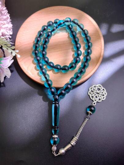 1pc 45pcs 10mm Ramadan Prayer Beads, High-Quality Middle Eastern Unisex Rosary Suitable For (Couples Daily Wear, Ramadan, Eid Al-Fitr Accessories)