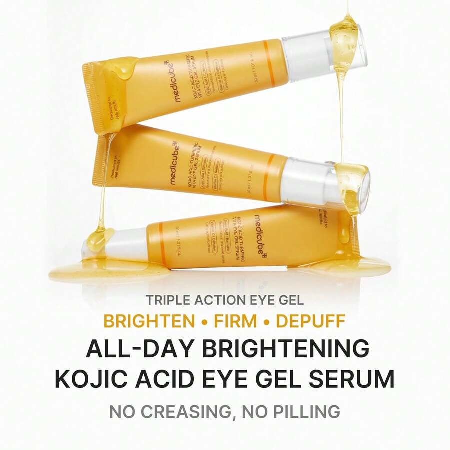 Medicube Kojic Acid Turmeric Vita Eye Gel Serum 30ml - Caffeine - 查看 1