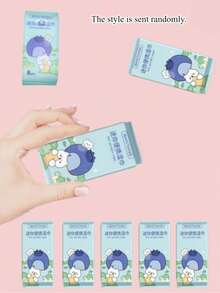 迷你湿巾旅行装，温和一次性手口清洁湿巾，便携迷你装 - 多色 - 查看 7