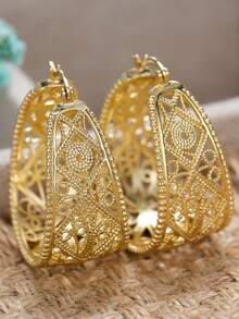 1 Đôi bông tai tròn thanh lịch dành cho nữ, thích hợp làm quà tặng đám cưới, lễ đính hôn, kỷ niệm, ngày Valentine. - 2 # - Xem 9