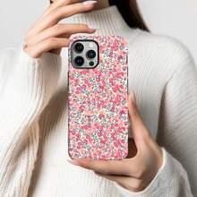Ditsy Floral Pink Wild Flower Pattern Phone Case For IPhone 17, 16e, 15 Plus, 14, 13, 12, 11 Pro Max, Durable Protective Cover - Multicolor - View 3