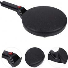 Sarten para Crepas 20cm Antiadherente de Uso Manual, Crepera Electrica Calentado Rapido Diseño Compacto Ideal para Crepas Hot Cakes Tortillas Incluye Plato para Mezcla - Ver 8