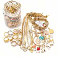 Unbox A Random Piece Of Pure Attitude From 60 Styles! Could Be A Ring, Necklace, Or Earrings. Gold Or Silver Tone, Dripping In Rhinestones, And Giving Major - 精美珠寶 - 查看 5