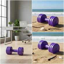 YESH MARKET Deportes & Exteriores>Fitness>Equipamiento de Entrenamiento de Fuerza>Soporte de pesas libre para entrenamiento de fuerza - Morado Violeta - Ver 3