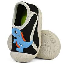 Boys' Non-Slip Slip-On Comfortable Flexible Sneakers - Xám - Xem 1