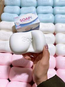 2026新款 - 1件浴室幻想放松装置 - 网红逼真肥皂超柔软慢回弹手指放松工具，创意浴室桌面摆件 - 生日、复活节、情人节完美礼物 - 彩色 - 查看 8