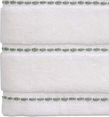 Avanti Linens - Hand Towel, Soft & Absorbent Cotton Towel (Spring Garden Collection) - White Us - View 6