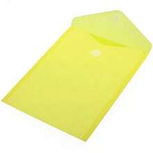 OFFICE BOX A4+ VELCRO ENVELOPE WITH BAG - Yellow - K-Yellow - View 1