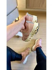 Cloud Running Shoes - Women's Full Size 34 To 39 - 乾枯玫瑰色 - 查看 3