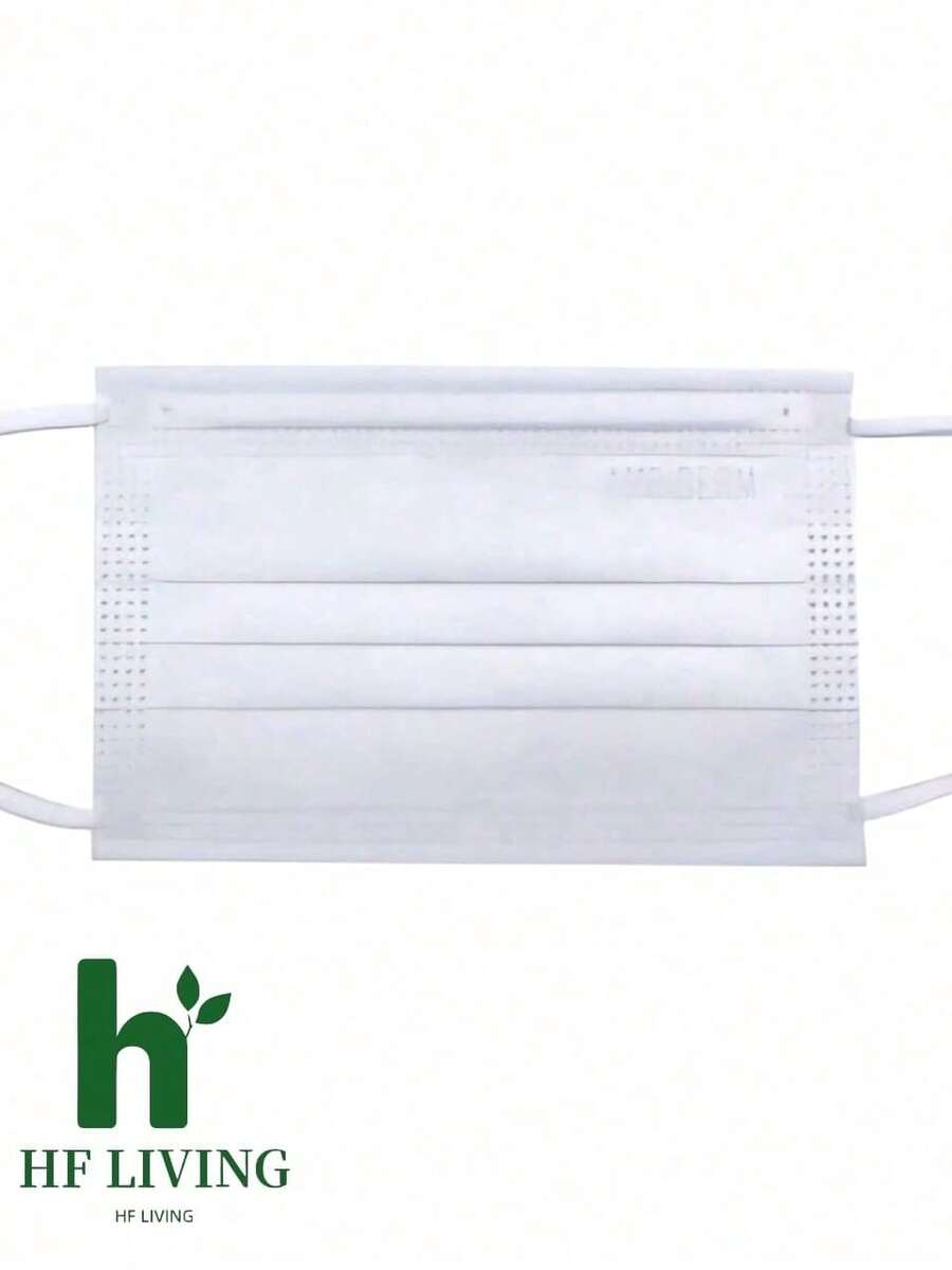 Cubrebocas Infantil Tricapa BLANCO caja con 50 piezas - A - Ver 1