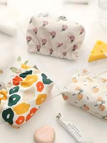 1pc Cute Cartoon Mini Storage Bag, Portable Keychain Pouch, Small Coin Purse, Lightweight Women Cosmetic Bag, Daily Use Small Makeup Bag, Key Organizer - View 5