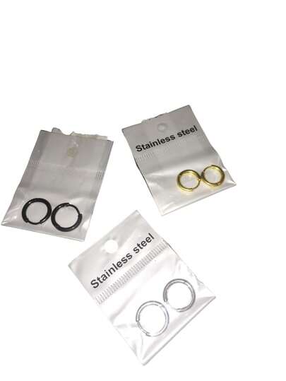 Brinco Argolinha e Brinco Cruz