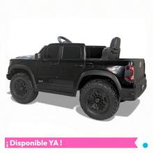 Carro Montable Eléctrico Niño Camioneta Pickup Con Control - Negro - Ver 3