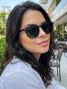 Women Fashion Glasses - Green - View 1