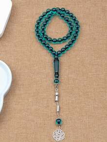 45颗10毫米亚克力穆斯林祈祷念珠手链，赞念珠配件 - 彩色 - 查看 13