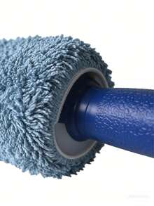 1pc Car Wheel Cleaner Car Cleaning Portable Microfiber Wheel And Tire Side Brush With Plastic Handle Car Cleaning Cleaning Tools - Multicolor - View 9