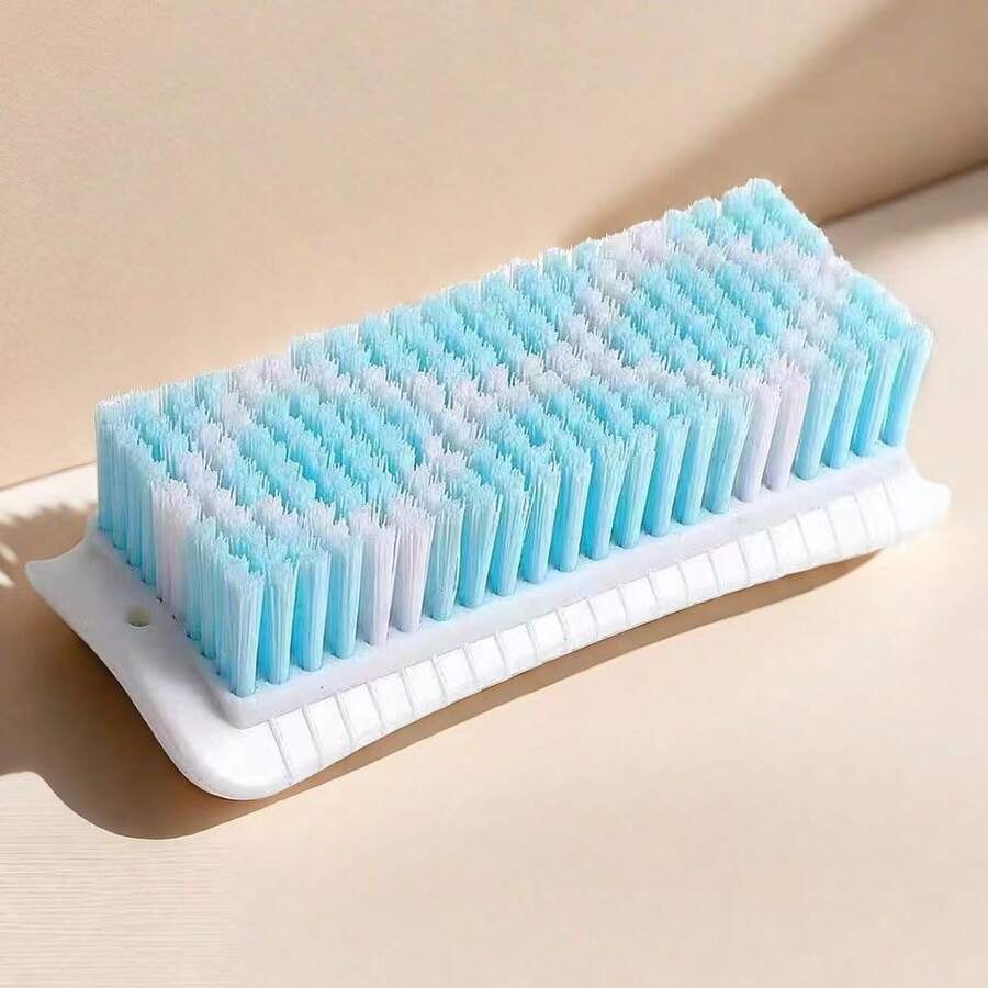 1pc Thick Plastic Hard Bristle Shoe Brush, Multifunctional Cleaning Brush - A - View 1