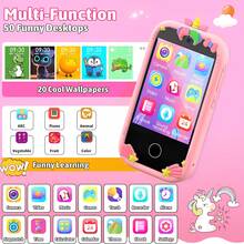 3-10 Years Old Children's Smart Phone, Christmas & Birthday Gift, Kids Toy Phone With Dual Cameras, Learning & Entertainment Device With Games & Music Player - Multicolor - View 4