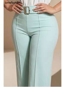 Women Pants - Cadet Blue - View 5