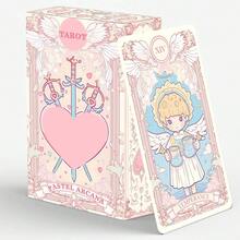 1盒圆形塔罗牌，经典韦特塔罗牌占卜，6种主题可选，可爱粉色塔罗牌，黑白塔罗牌 - 塔牌 - 查看 10