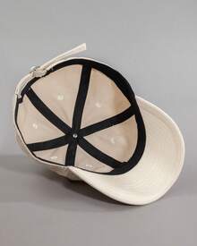 Unisex Cap With The Motivational Phrase 'Addicted To Living' - Delicate Writing - Premium Fabric Hat - Casual Basic - For Everyday Use - Vacation - Sun - Versatile - Stylish - Vintage - Sand - View 2