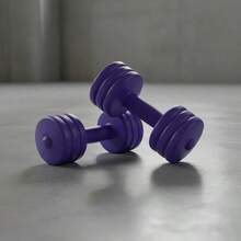 YESH MARKET Deportes & Exteriores>Fitness>Equipamiento de Entrenamiento de Fuerza>Soporte de pesas libre para entrenamiento de fuerza - Morado Violeta - Ver 4