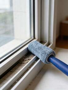 1pc Car Wheel Cleaner Car Cleaning Portable Microfiber Wheel And Tire Side Brush With Plastic Handle Car Cleaning Cleaning Tools - Multicolor - View 4