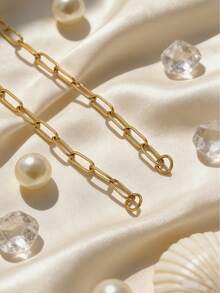 5pcs Stainless Steel Adjustable Bracelet Chain, DIY Jewelry Accessories For Bracelet Making - 5 Pieces Of Bracelet Base - View 10