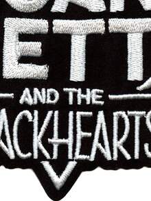 1件 Joan Jett & The Blackhearts 乐队标志刺绣熨烫贴片 - 黑與白 - 查看 4