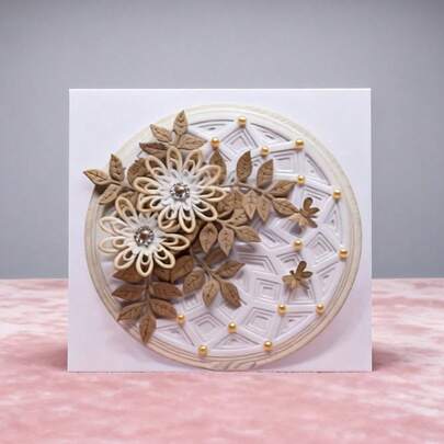 1 Piece Grid Scrapbooking Die - Ideal For Papercrafting, Card Making, Scrapbooking And DIY Album Decorating, The Die Features Metal Construction.