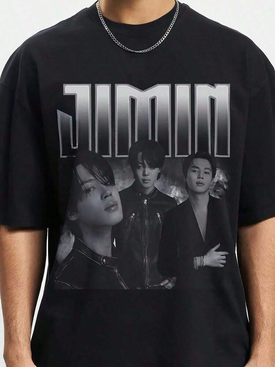 Korean Shirt Jimin Vintage J Kpop F - Style 5 - View 1