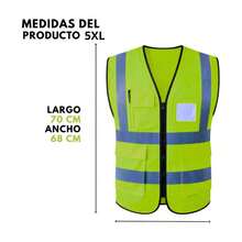 Vmingo Industrial Vest Reflective Firefighter 1 Piece - Green - View 8