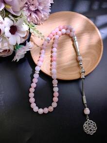 Get The Look 10毫米45颗念珠手链，树脂仿琥珀单串念珠，中东风格 - 彩色 - 查看 3