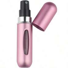 Mini Metal Perfume Atomizer – Portable Refillable Fragrance Dispenser For Travel, Daily Commute, Business Trip & On-The-Go Lifestyle, Compact Pocket-Sized Scent Sprayer Ideal For Travelers, Office Workers & Fragrance Enthusiasts - 粉色 - 查看 5